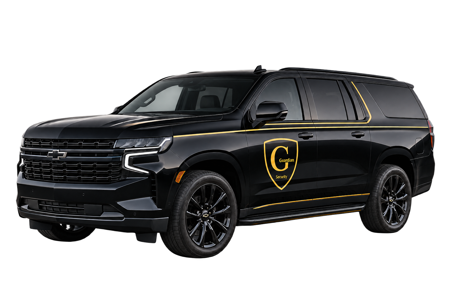 Black Guardian Security patrol vehicle